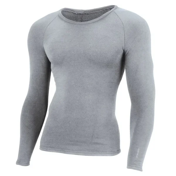 Zerofit Ultimate Heatrub Baselayer Crew Grey